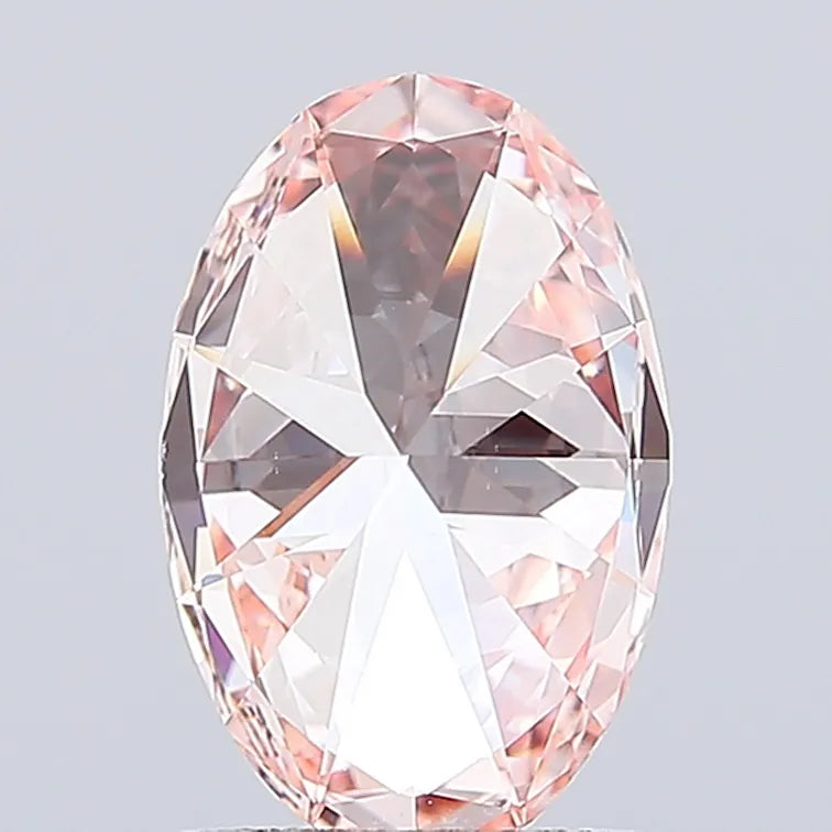 1.54ct Oval Lab Grown Diamond (Colour Fancy Intense Pink, Clarity VVS2, IGI Certified)