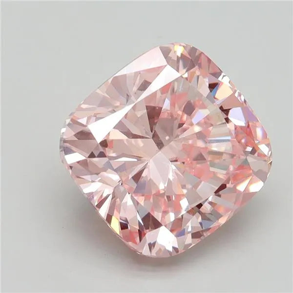 5.00ct Cushion brilliant Lab Grown Diamond (Colour Fancy Intense Pink, Clarity VS1, IGI Certified)
