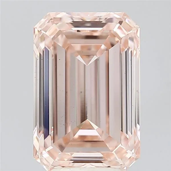 5.00ct Emerald Lab Grown Diamond (Colour Fancy Intense Pink, Clarity VS2, IGI Certified)