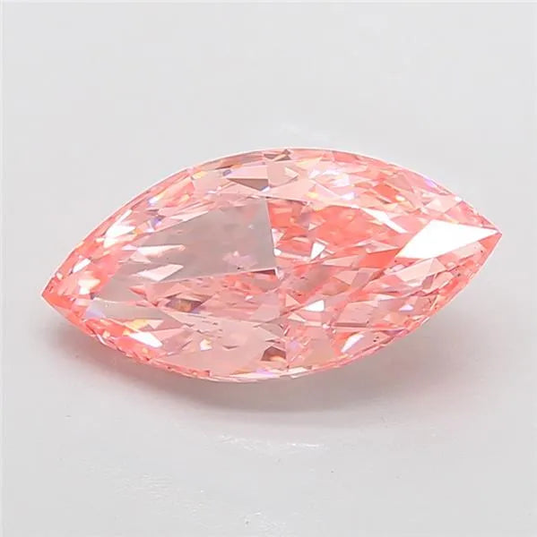 5.00ct Marquise Lab Grown Diamond (Colour Fancy Vivid Pink, Clarity VS1, IGI Certified)