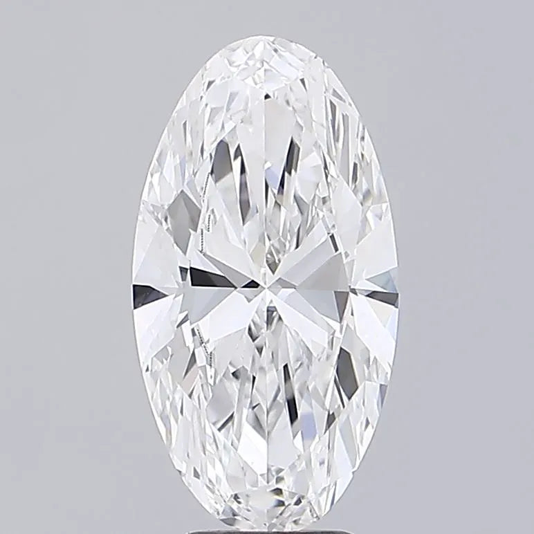 5.00ct Oval Lab Grown Diamond (Colour E, Clarity VVS2, IGI Certified)