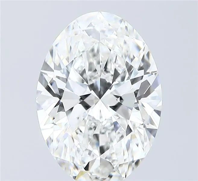 5.00ct Oval Lab Grown Diamond (Colour E, Clarity VVS2, IGI Certified)