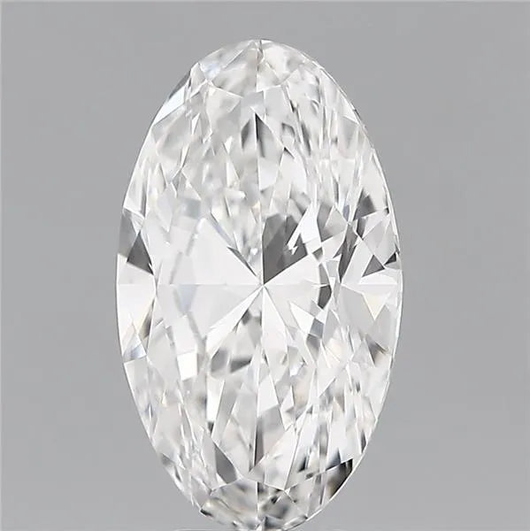 5.00ct Oval Lab Grown Diamond (Colour E, Clarity VVS2, IGI Certified)