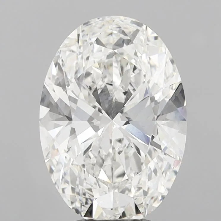 5.00ct Oval Lab Grown Diamond (Colour F, Clarity VS1, IGI Certified)