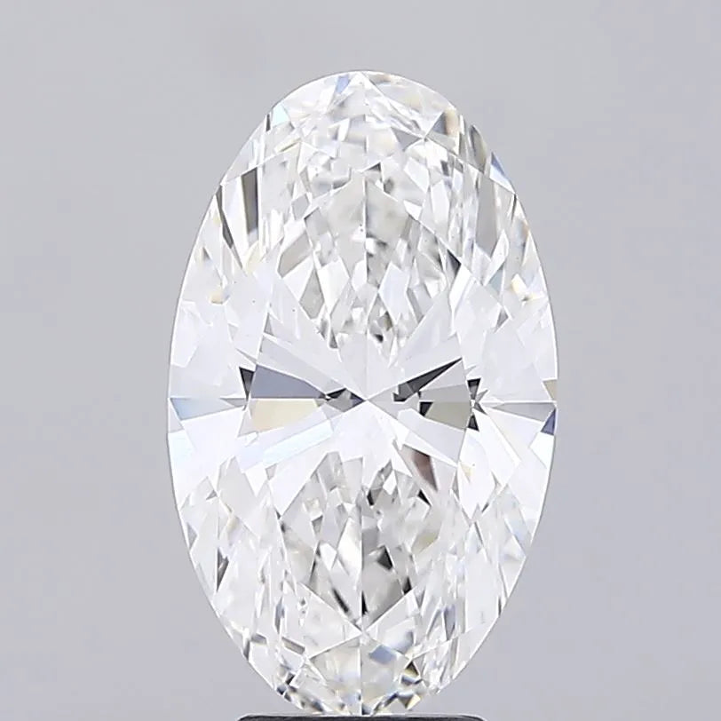 5.00ct Oval Lab Grown Diamond (Colour F, Clarity VS1, IGI Certified)
