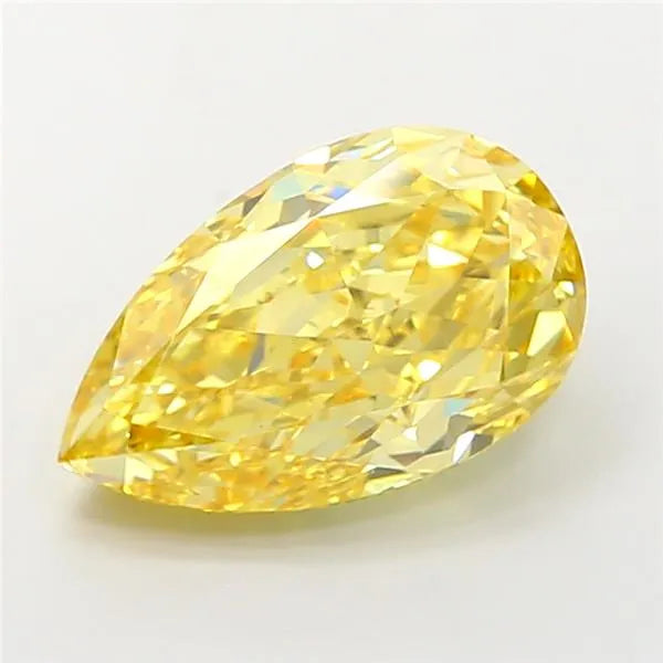 5.00ct Pear Lab Grown Diamond (Colour Fancy Intense Yellow, Clarity VS1, IGI Certified)