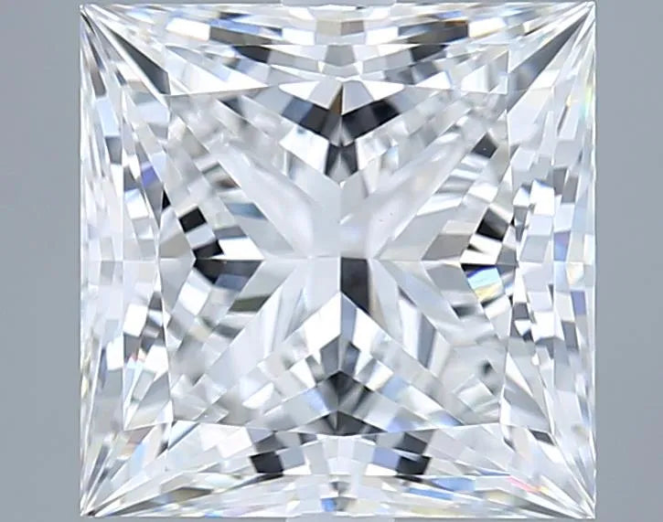 5.00ct Princess Lab Grown Diamond (Colour E, Clarity VVS2, IGI Certified)