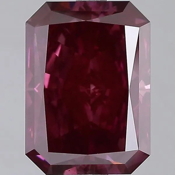 5.00ct Radiant Lab Grown Diamond (Colour Fancy Intense Brownish Pink, Clarity VS1, IGI Certified)