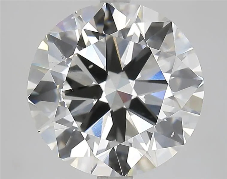 5.00ct Round Lab Grown Diamond (Colour G, Clarity SI1, Cut EX, IGI Certified)