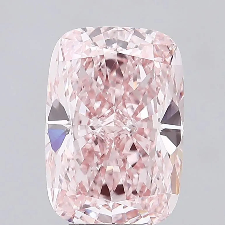 5.01ct Cushion modified Lab Grown Diamond (Colour Fancy Intense Pink, Clarity VS1, IGI Certified)