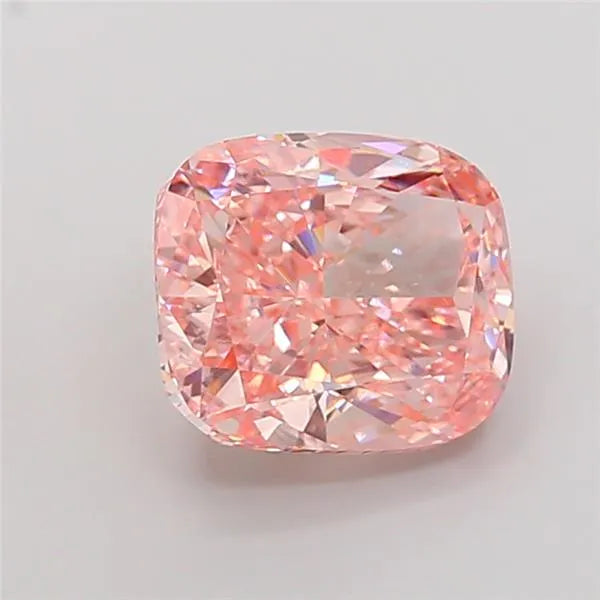 5.01ct Cushion modified Lab Grown Diamond (Colour Fancy Vivid Pink, Clarity VS1, IGI Certified)