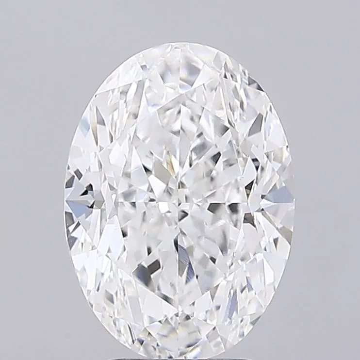 5.01ct Oval Lab Grown Diamond (Colour F, Clarity VVS1, IGI Certified)