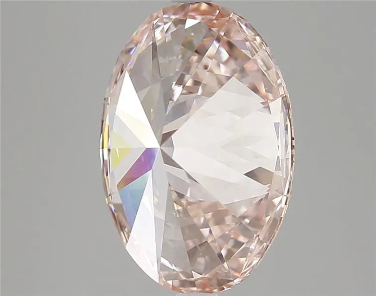 5.01ct Oval Lab Grown Diamond (Colour Fancy Vivid Pink, Clarity VS1, IGI Certified)