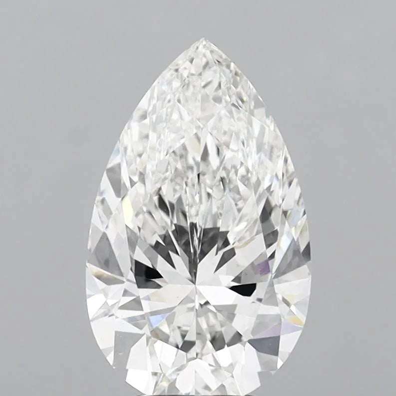 5.01ct Pear Lab Grown Diamond (Colour F, Clarity VVS2, IGI Certified)