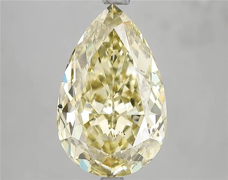 5.01ct Pear Lab Grown Diamond (Colour Fancy Intense Yellow, Clarity SI1, IGI Certified)