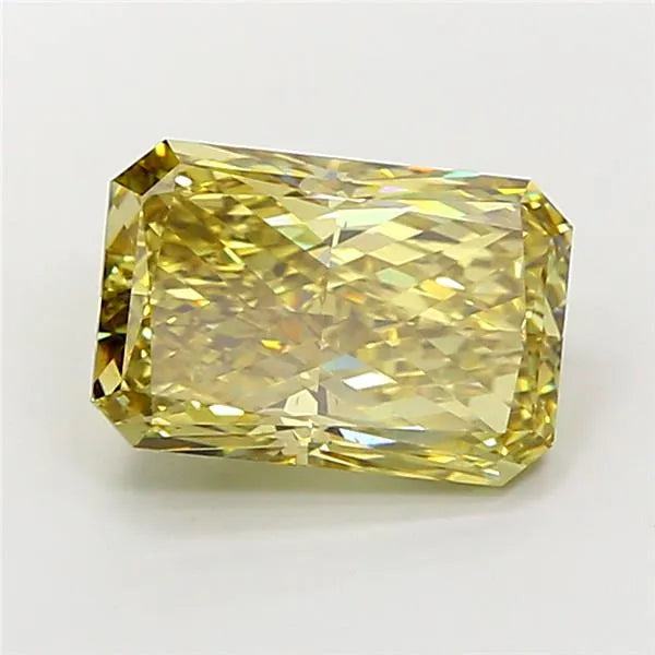 5.01ct Radiant Lab Grown Diamond (Colour Fancy Intense Gray Yellow, Clarity VS2, IGI Certified)