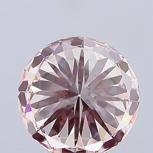 5.01ct Round Lab Grown Diamond (Colour Fancy Intense Pink, Clarity VS1, Cut EX, IGI Certified)