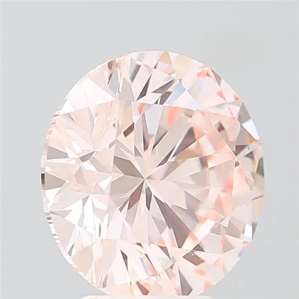 5.01ct Round Lab Grown Diamond (Colour Fancy Pink, Clarity VVS2, Cut ID, IGI Certified)