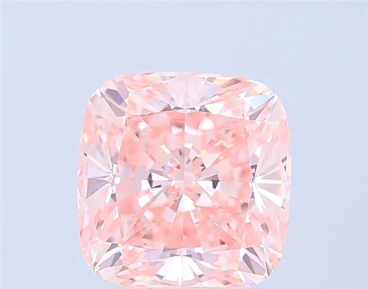 5.02ct Cushion modified Lab Grown Diamond (Colour Fancy Intense Pink, Clarity VS1, IGI Certified)