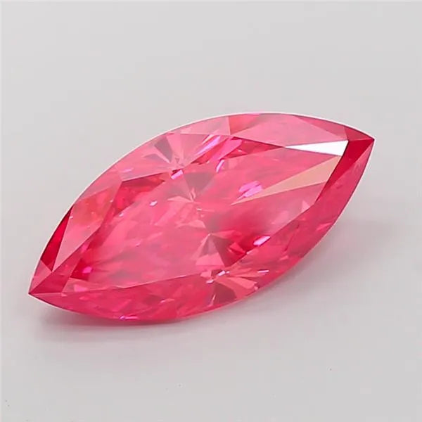 5.02ct Marquise Lab Grown Diamond (Colour Fancy Vivid Red, Clarity VS2, IGI Certified)