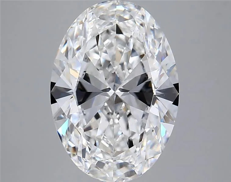 5.02ct Oval Lab Grown Diamond (Colour E, Clarity VVS2, IGI Certified)