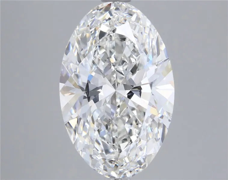 5.02ct Oval Lab Grown Diamond (Colour G, Clarity VVS2, IGI Certified)