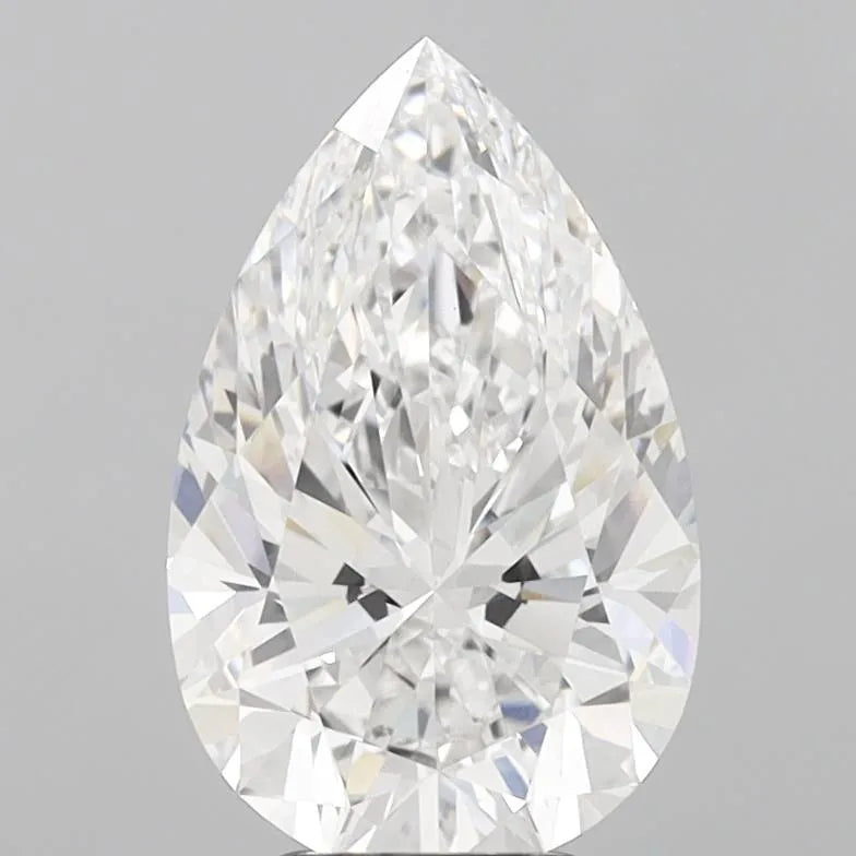 5.02ct Pear Lab Grown Diamond (Colour D, Clarity VVS2, IGI Certified)