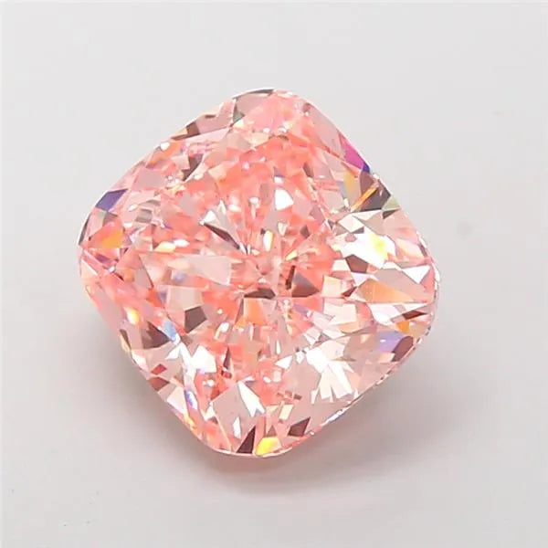5.03ct Cushion modified Lab Grown Diamond (Colour Fancy Vivid Pink, Clarity VS1, IGI Certified)