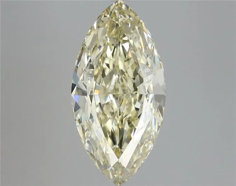5.03ct Marquise Lab Grown Diamond (Colour Fancy Light Yellow, Clarity VVS2, IGI Certified)