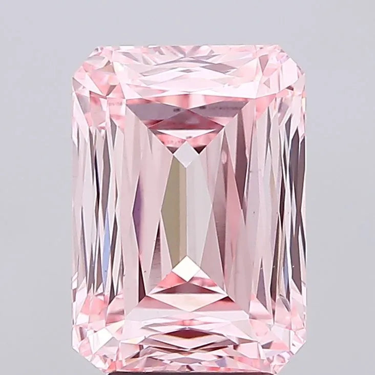 5.03ct Radiant Lab Grown Diamond (Colour Fancy Vivid Pink, Clarity VS2, IGI Certified)