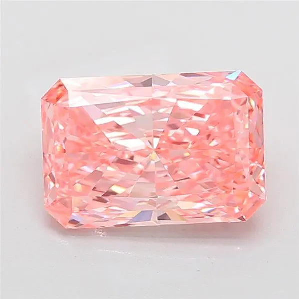 5.03ct Radiant Lab Grown Diamond (Colour Fancy Vivid Pink, Clarity VVS2, IGI Certified)
