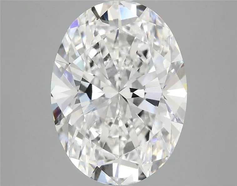 5.04ct Oval Lab Grown Diamond (Colour E, Clarity VVS2, IGI Certified)
