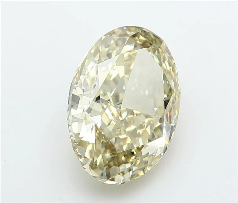 5.04ct Oval Lab Grown Diamond (Colour Fancy Yellow, Clarity VS1, IGI Certified)