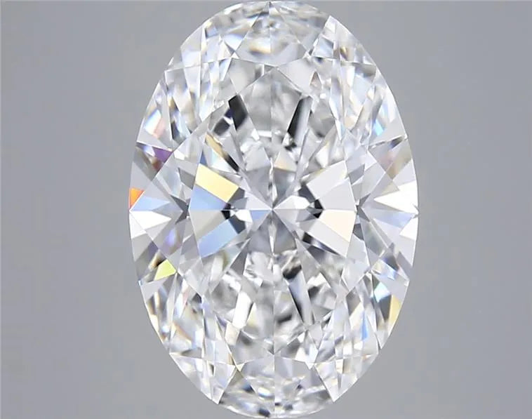 5.05ct Oval Lab Grown Diamond (Colour E, Clarity VVS2, IGI Certified)