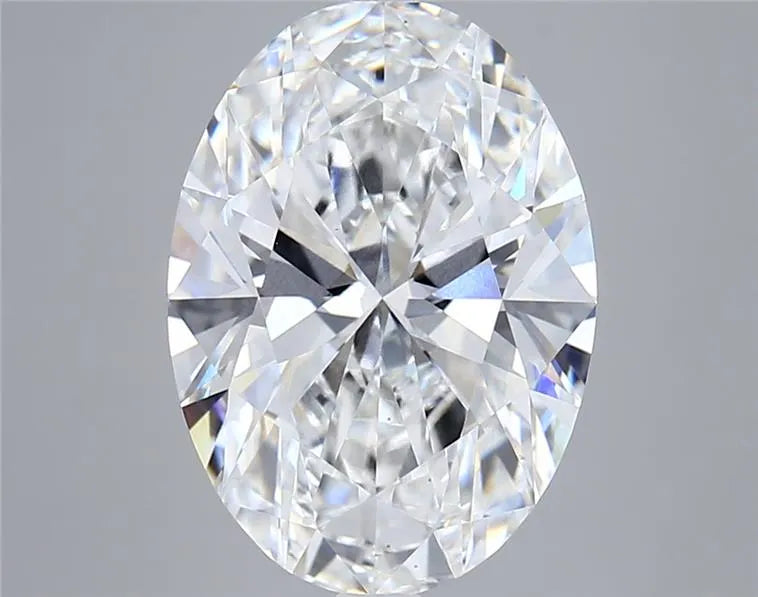 5.05ct Oval Lab Grown Diamond (Colour E, Clarity VVS2, IGI Certified)
