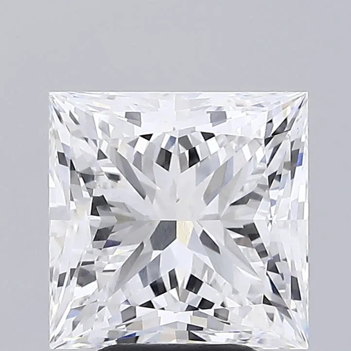 5.05ct Princess Lab Grown Diamond (Colour E, Clarity VVS2, IGI Certified)