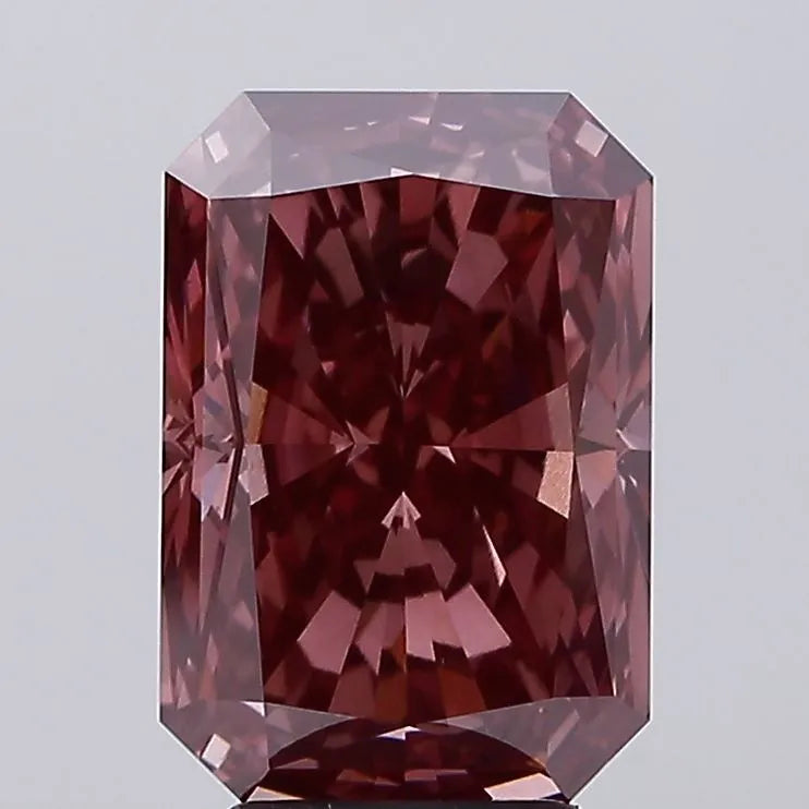 5.05ct Radiant Lab Grown Diamond (Colour Fancy Vivid Pink, Clarity VS1, IGI Certified)