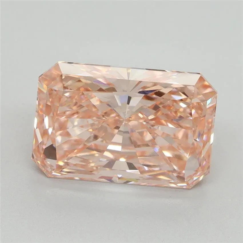 5.05ct Radiant Lab Grown Diamond (Colour Fancy Vivid Pink, Clarity VVS2, IGI Certified)