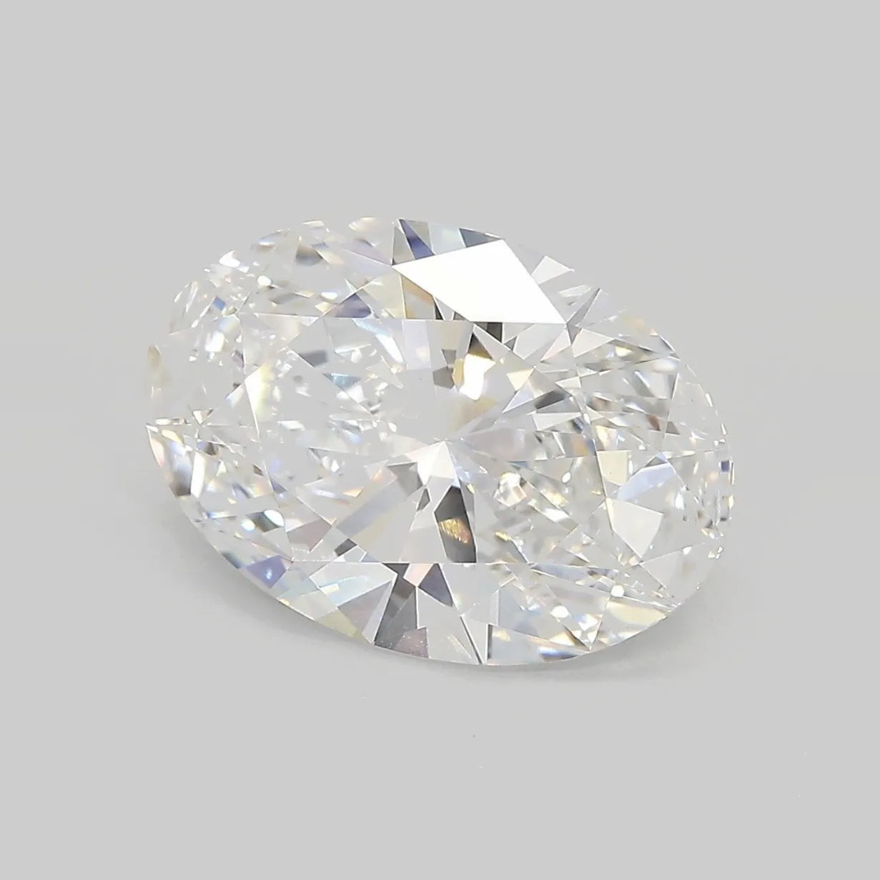 5.06ct Oval Lab Grown Diamond (Colour E, Clarity VVS2, IGI Certified)