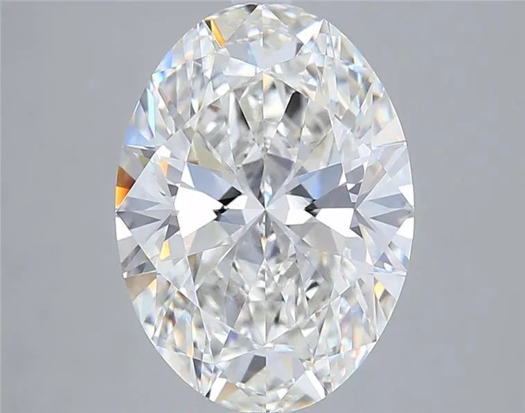 5.06ct Oval Lab Grown Diamond (Colour G, Clarity VVS2, IGI Certified)