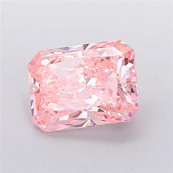 5.06ct Radiant Lab Grown Diamond (Colour Fancy Vivid Pink, Clarity VVS2, IGI Certified)