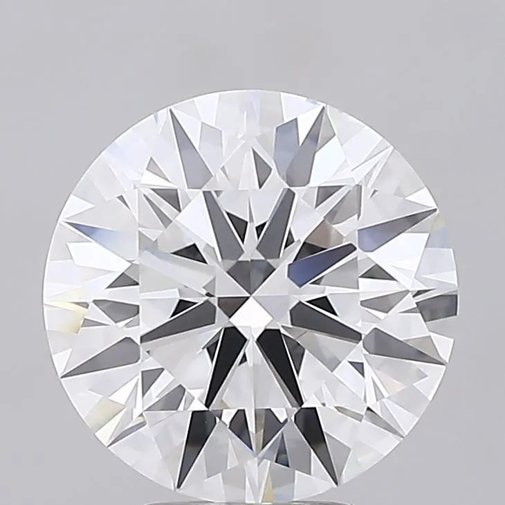 5.06ct Round Lab Grown Diamond (Colour E, Clarity VVS2, Cut ID, IGI Certified)