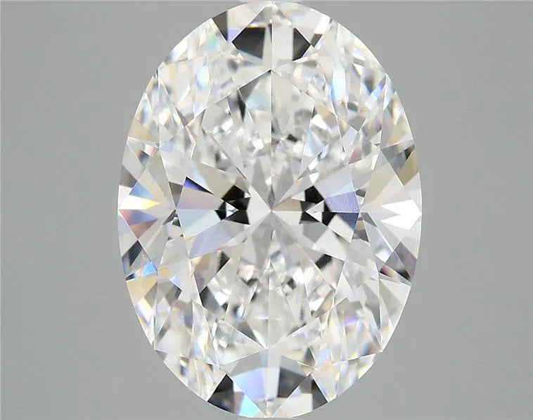 5.08ct Oval Lab Grown Diamond (Colour D, Clarity VVS2, IGI Certified)