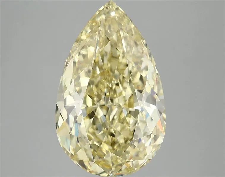 5.09ct Pear Lab Grown Diamond (Colour Fancy Intense Yellow, Clarity VS2, IGI Certified)