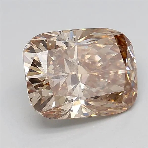 5.10ct Cushion modified Lab Grown Diamond (Colour Fancy Brown, Clarity VS2, IGI Certified)