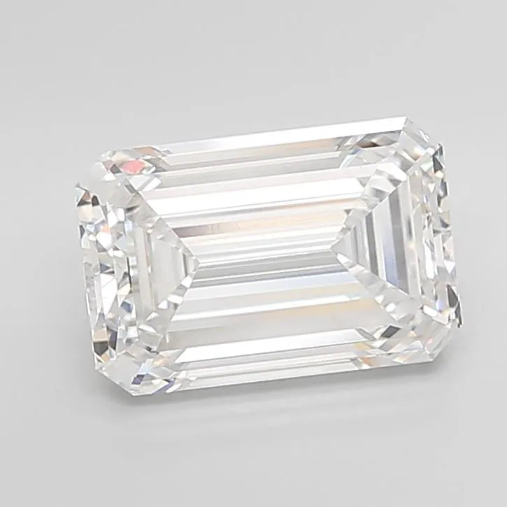 5.10ct Emerald Lab Grown Diamond (Colour E, Clarity VVS2, IGI Certified)