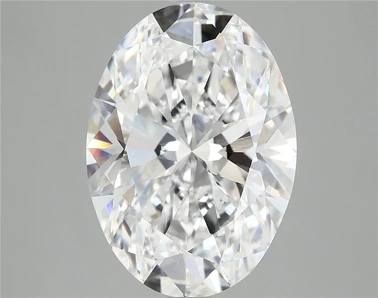 5.10ct Oval Lab Grown Diamond (Colour D, Clarity VS2, IGI Certified)