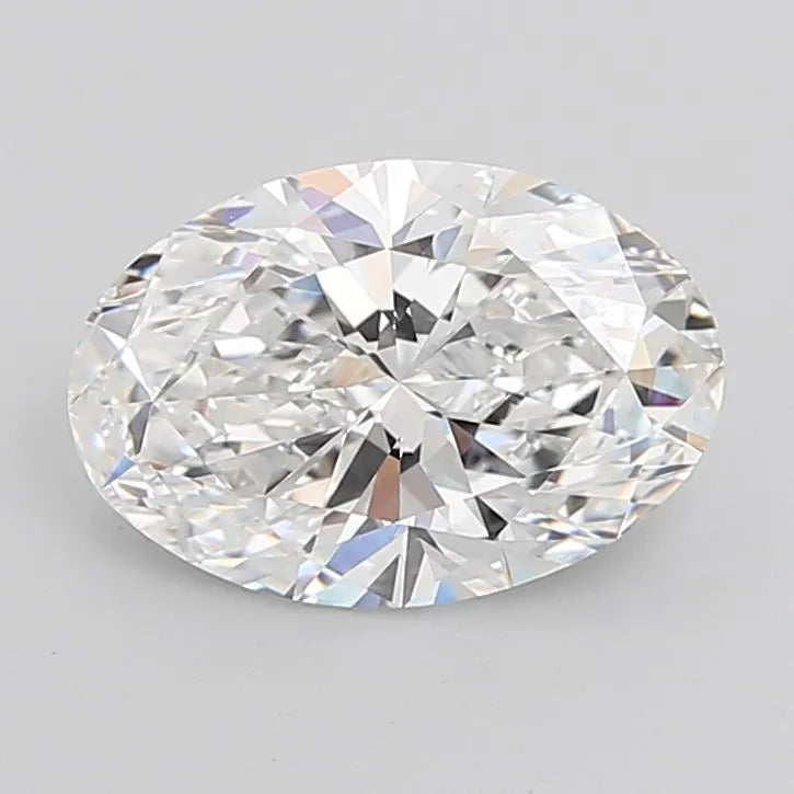 5.10ct Oval Lab Grown Diamond (Colour D, Clarity VVS2, IGI Certified)