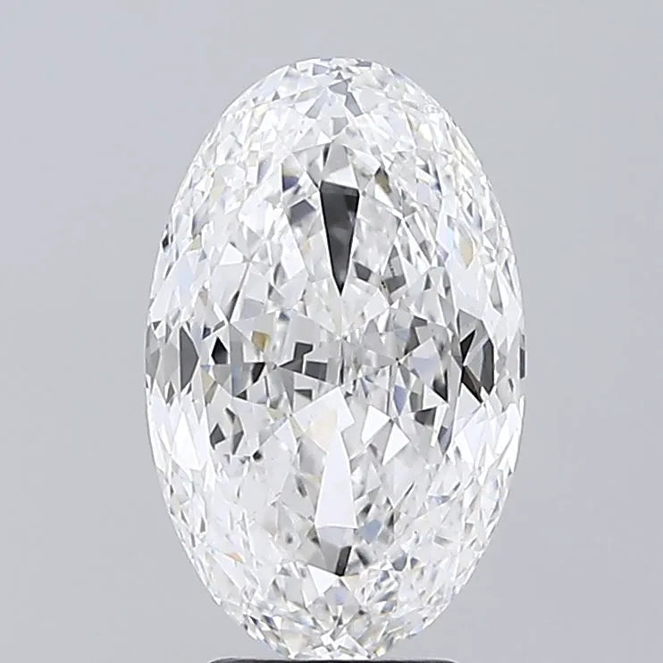 5.10ct Oval Lab Grown Diamond (Colour E, Clarity VS1, IGI Certified)