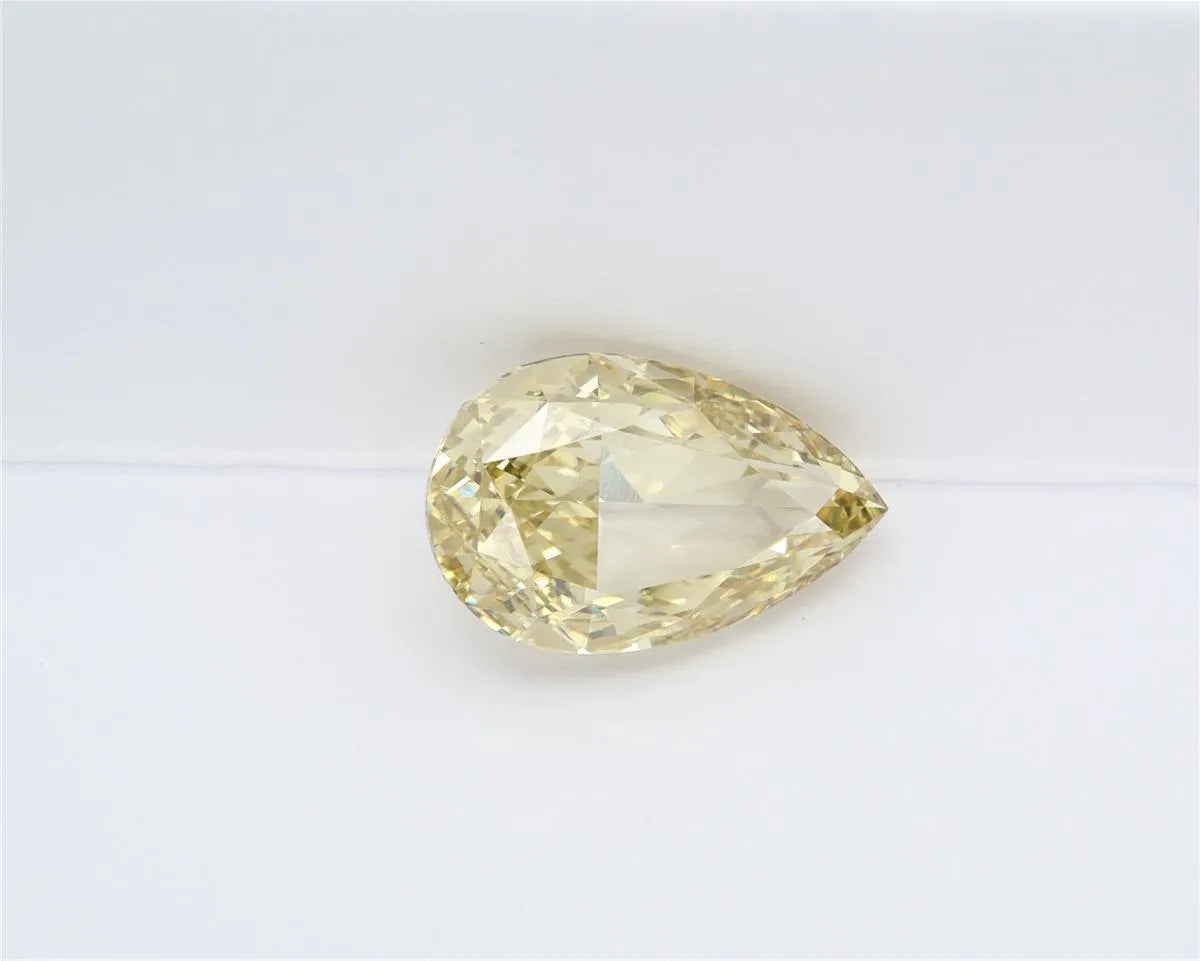 5.10ct Pear Lab Grown Diamond (Colour Fancy Intense Yellow, Clarity VS1, IGI Certified)